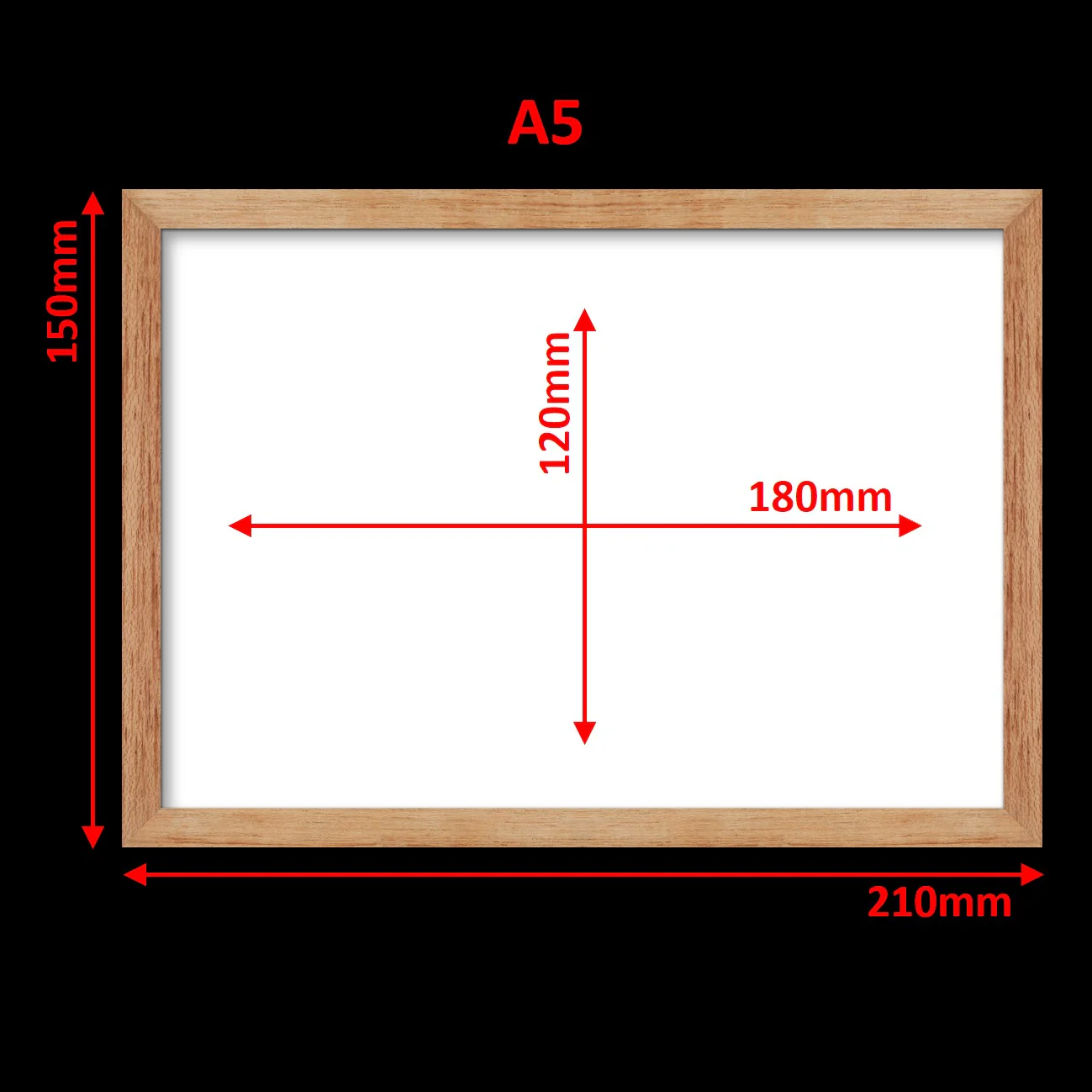 Virtual Frame Single | A Sizes | (Available in Dark, Medium & Light Wood) - Image 9
