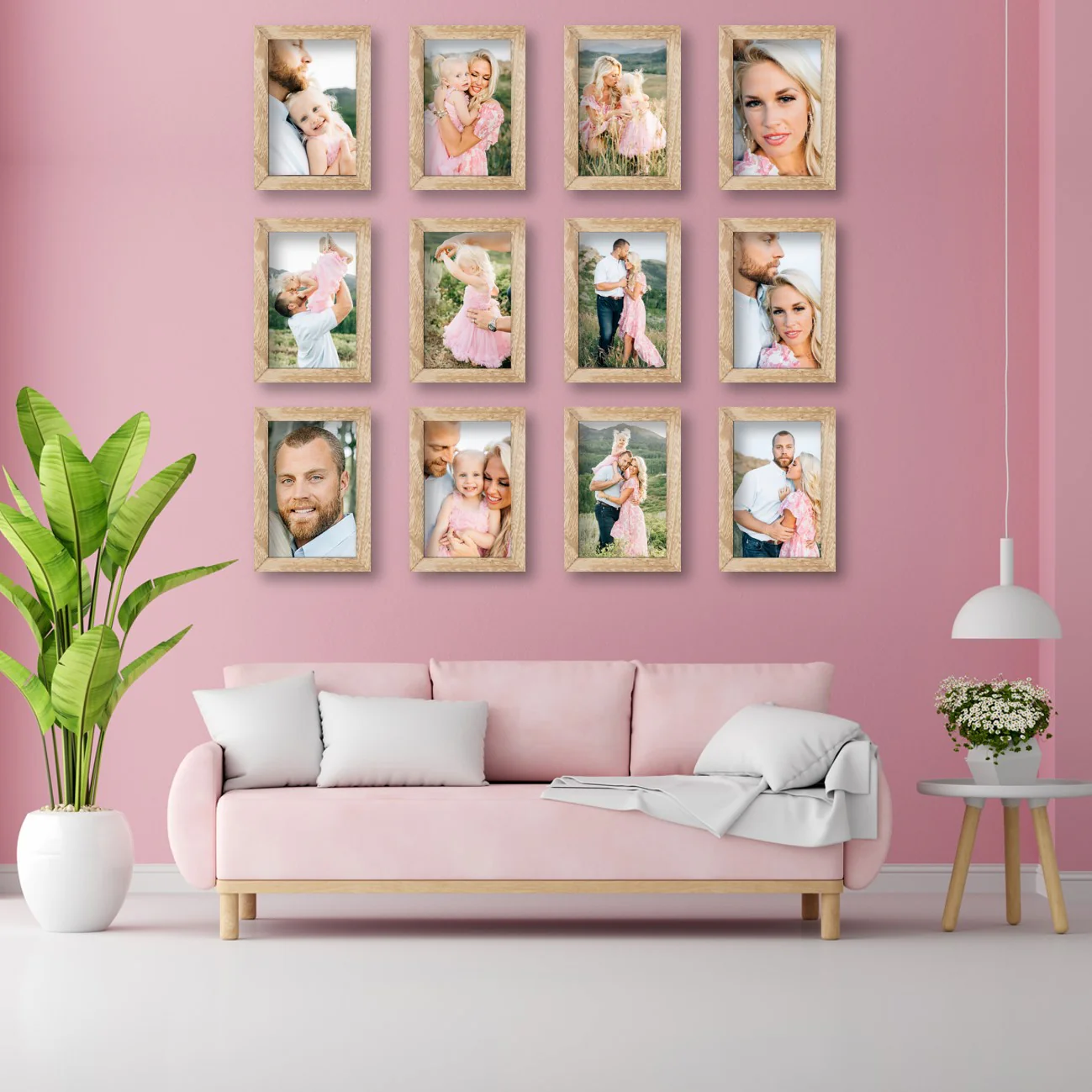 Virtual Frame Combo 12 Pc | A Sizes | (Available in Dark, Medium & Light Wood) - Image 15