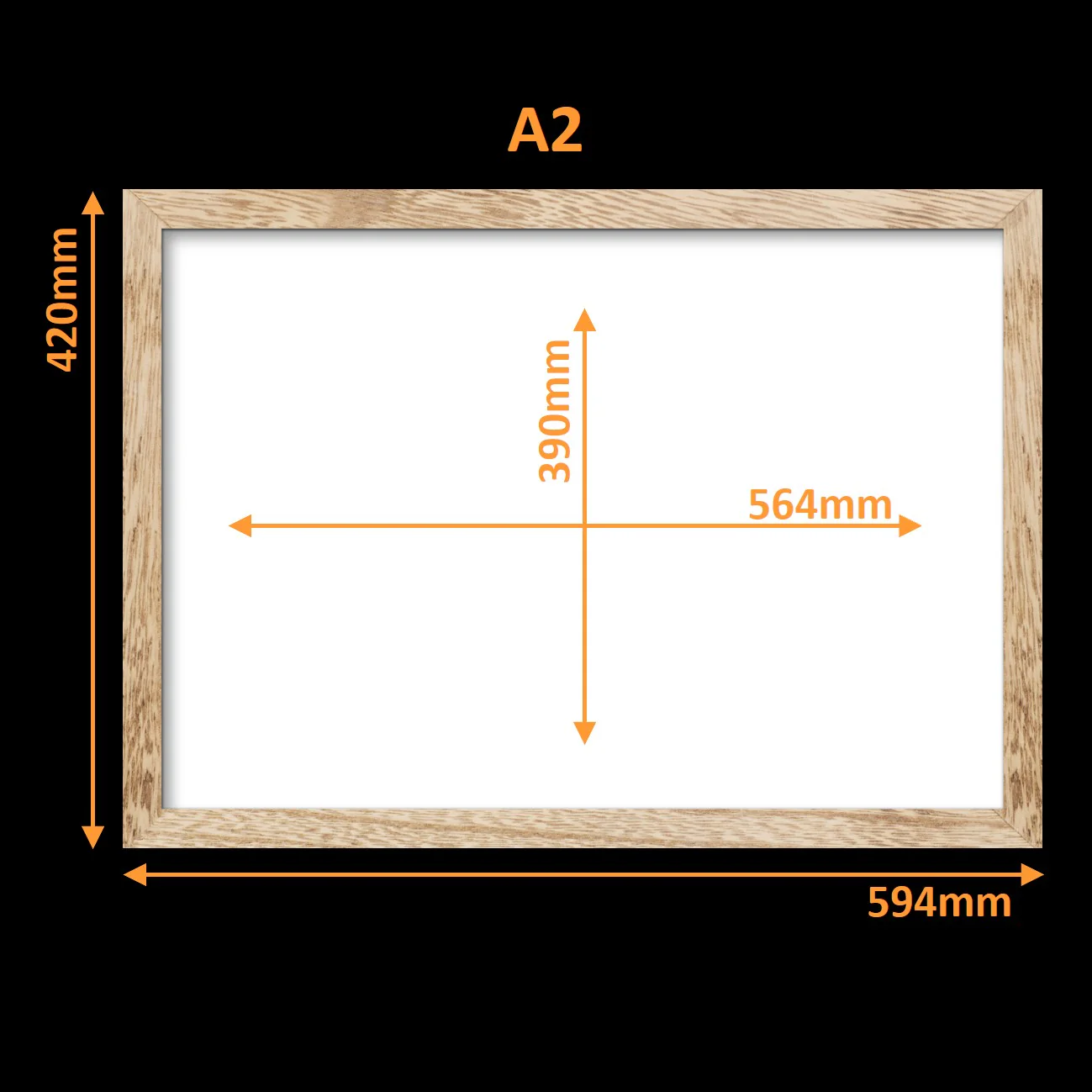 Virtual Frame Combo 12 Pc | A Sizes | (Available in Dark, Medium & Light Wood) - Image 19