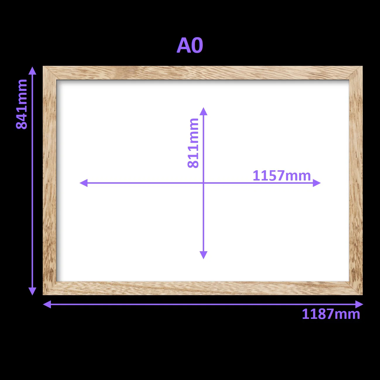 Virtual Frame Combo 12 Pc | A Sizes | (Available in Dark, Medium & Light Wood) - Image 21