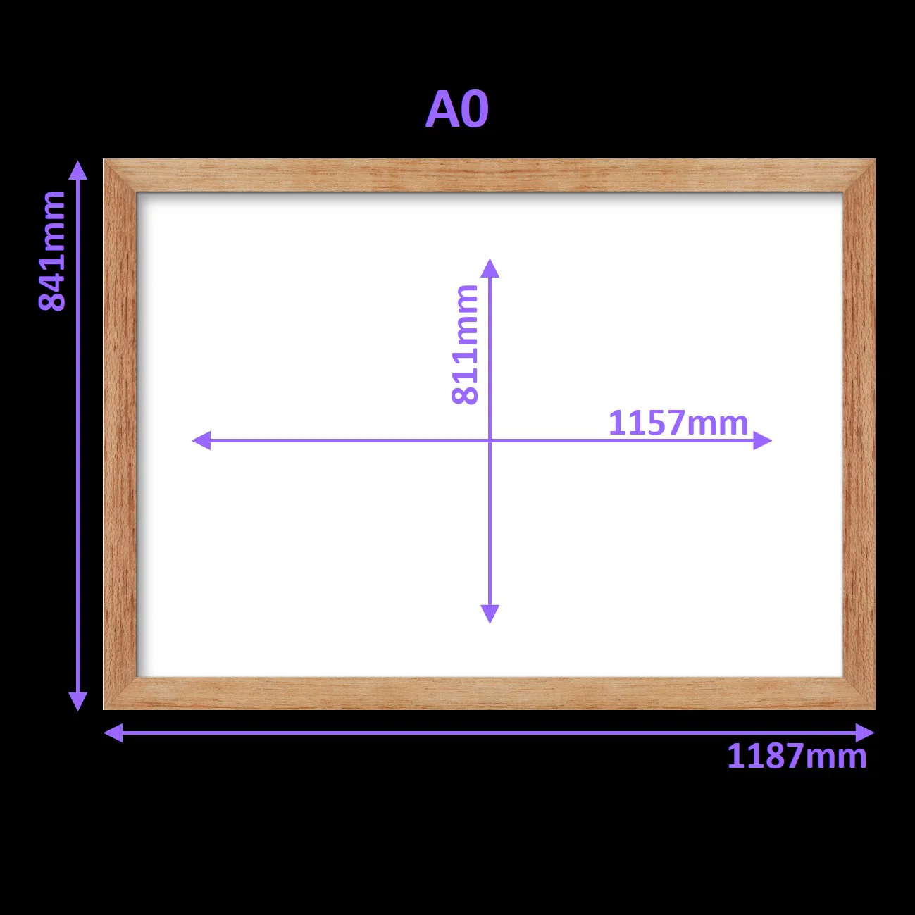 Virtual Frame Combo 20 Pc | A Sizes | (Available in Dark, Medium & Light Wood) - Image 14