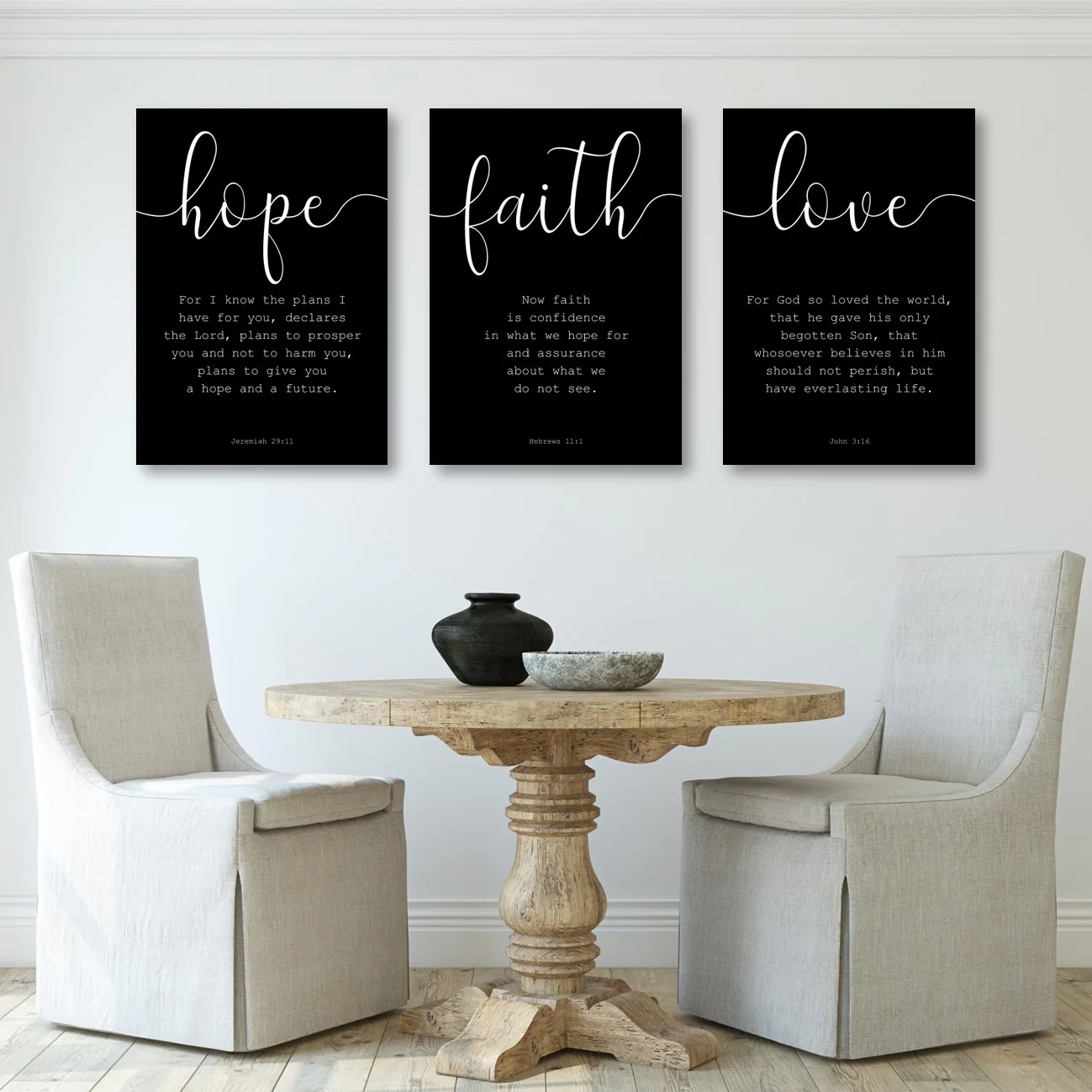 3 Piece Combo | Hope Faith Love - Image 5