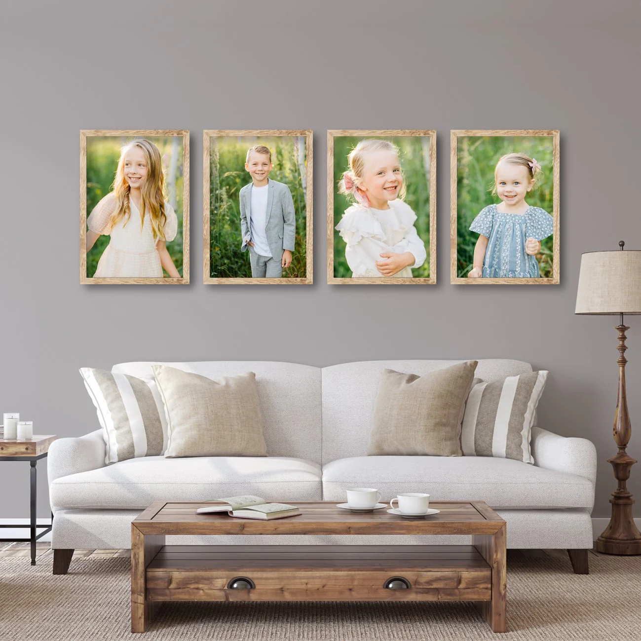 Virtual Frame Combo 4 Pc | A Sizes | (Available in Dark, Medium & Light Wood) - Image 15