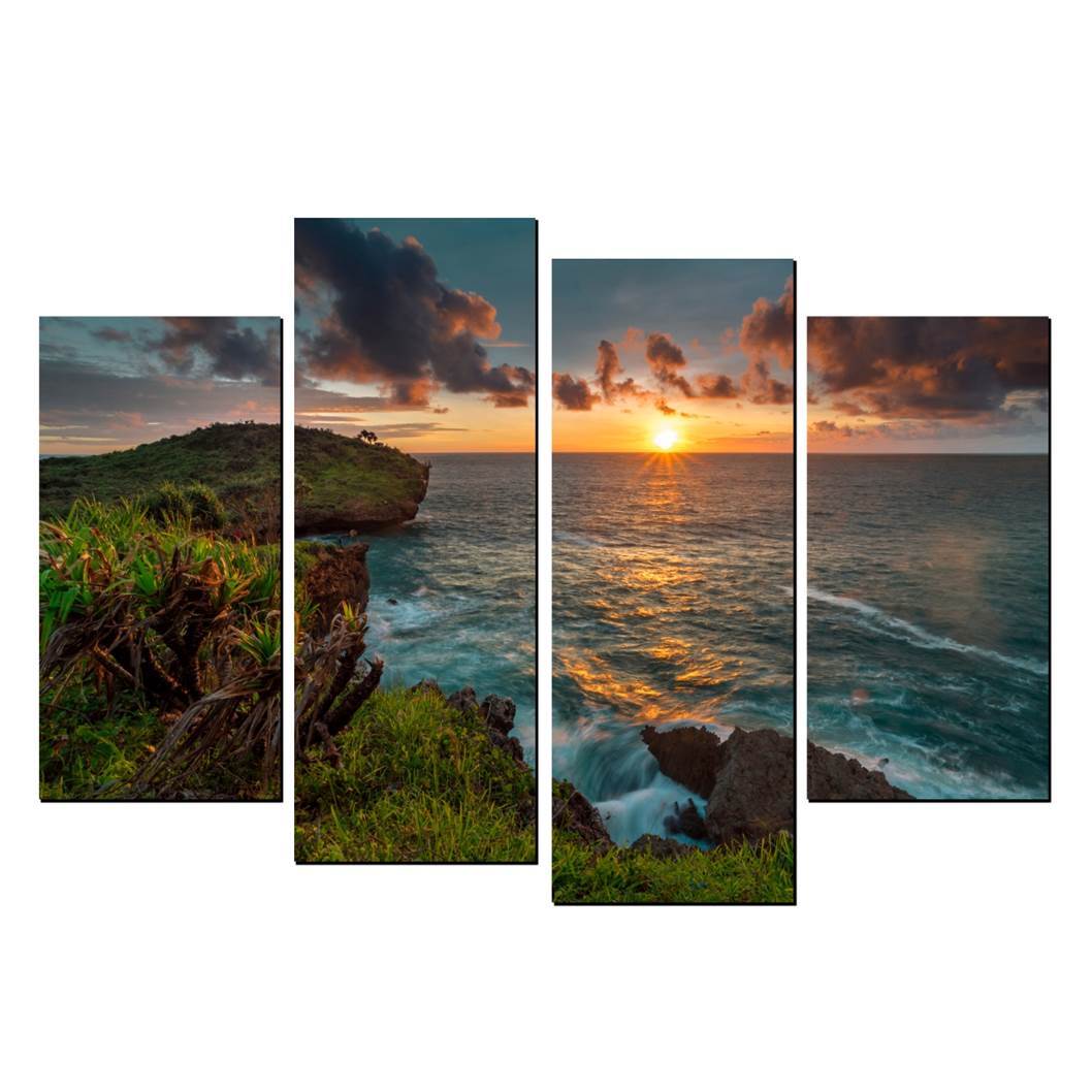4 Piece Staggered Split Canvas Print Combo - Image 3