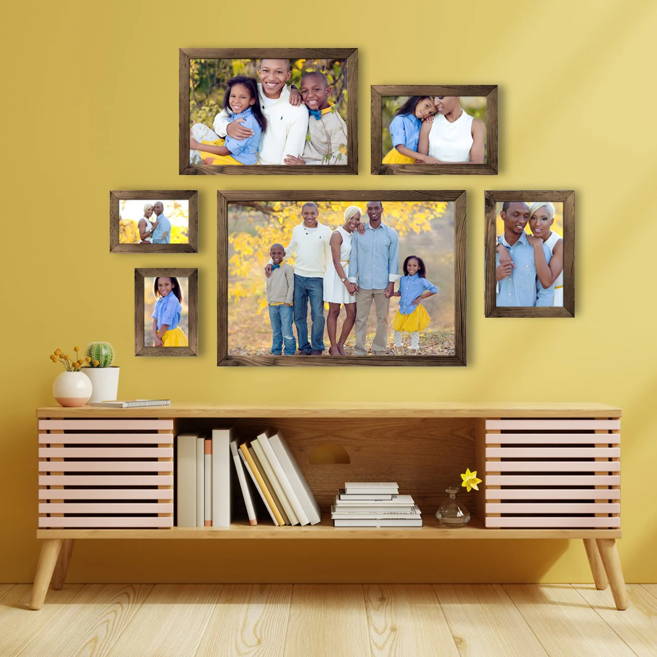 6 Piece Virtual Frame Combo | M62 | (Available in Dark, Medium & Light Wood)