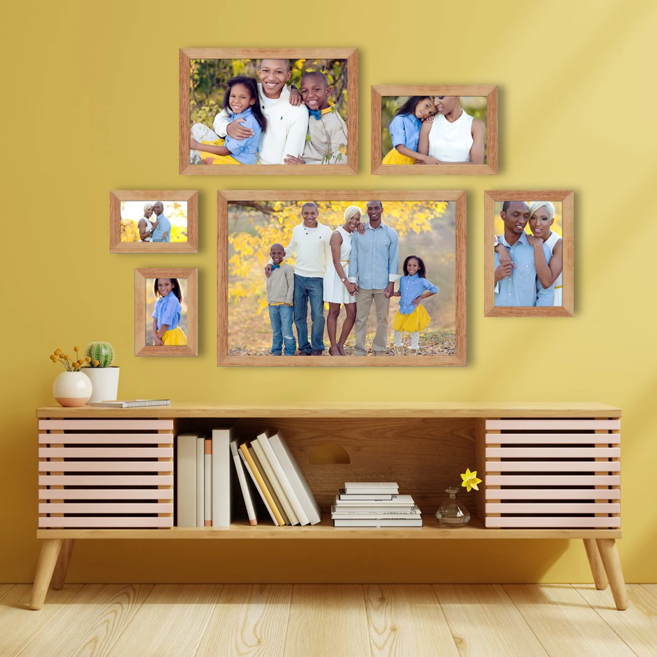 6 Piece Virtual Frame Combo | M62 | (Available in Dark, Medium & Light Wood) - Image 6