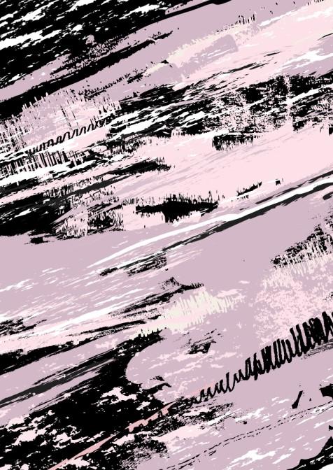 Abstract blush and black - Image 4