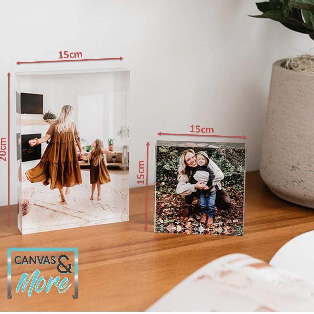 Acrylic Personalised Photo Blocks - Image 2