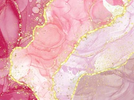 Alcohol-Ink-Gold-Glitter canvas décor prints (Various Options!) - Image 4
