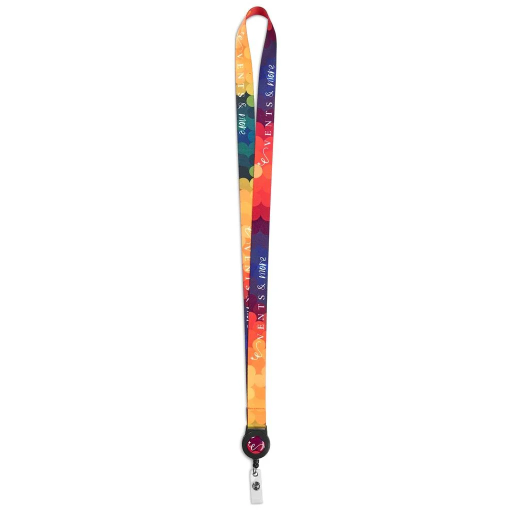 Altitude Badge Reel Double-Sided Satin Lanyard - Image 6