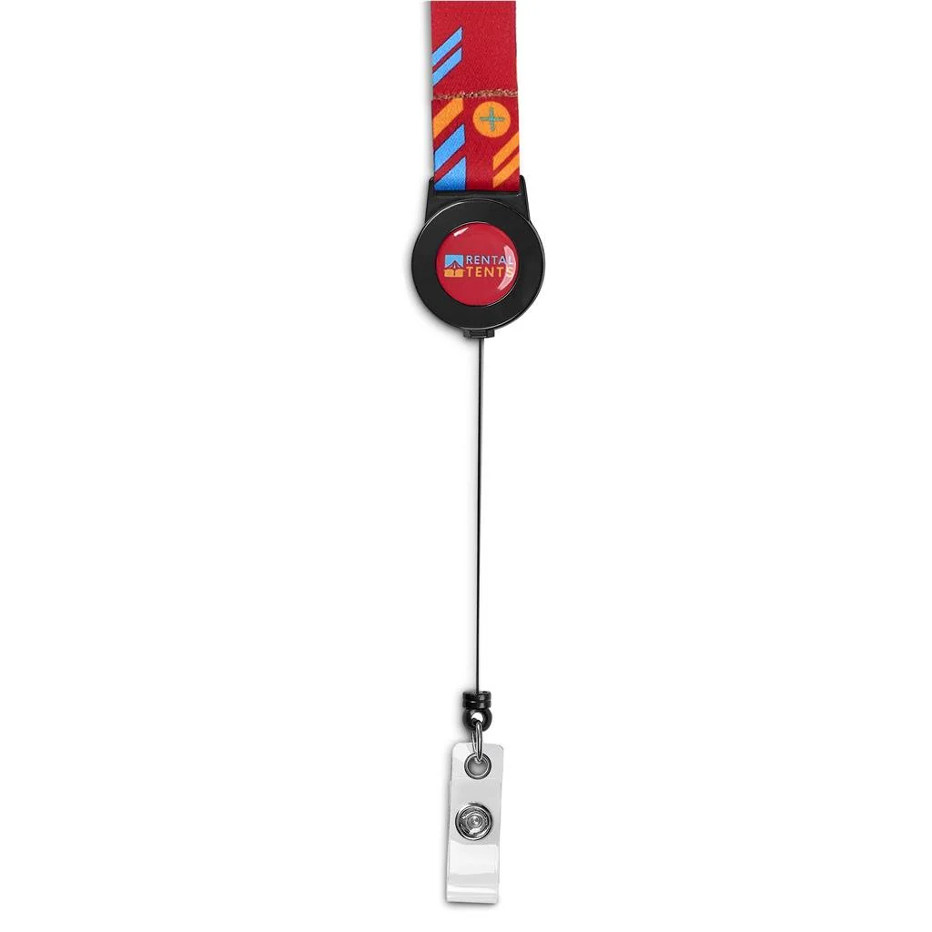Altitude Badge Reel Single-Sided Satin Lanyard - Image 4