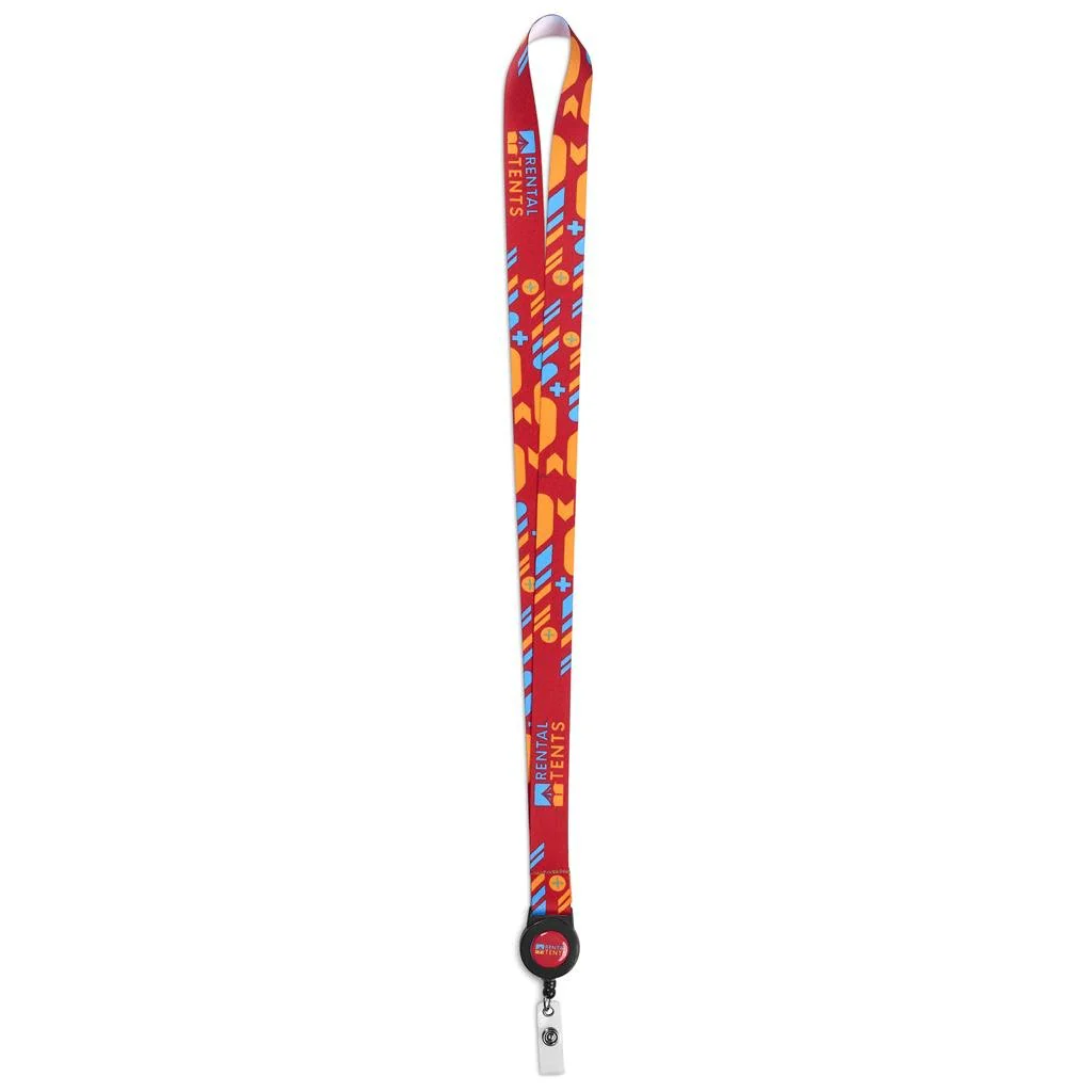 Altitude Badge Reel Single-Sided Satin Lanyard - Image 5
