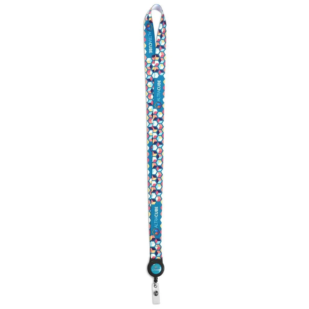 Altitude Badge Reel Single-Sided Satin Lanyard - Image 6