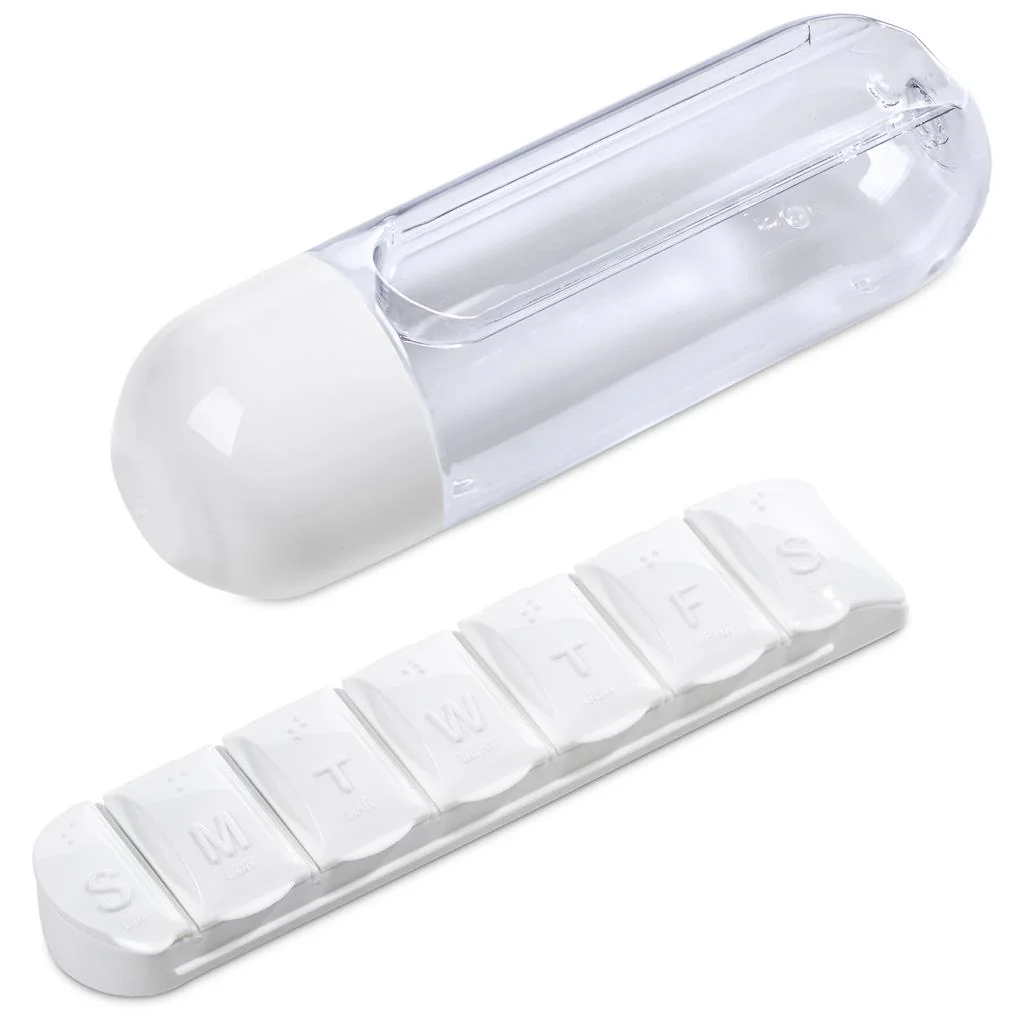 Altitude Vita-Stream Pill Box Plastic Water Bottle - 600ml - Image 10
