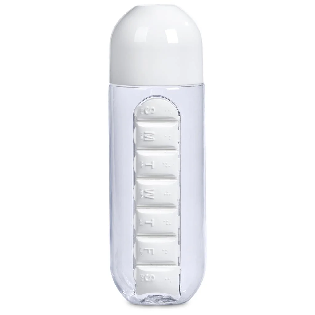 Altitude Vita-Stream Pill Box Plastic Water Bottle - 600ml - Image 13