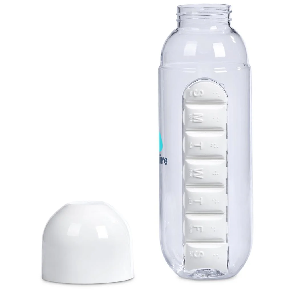 Altitude Vita-Stream Pill Box Plastic Water Bottle - 600ml - Image 14