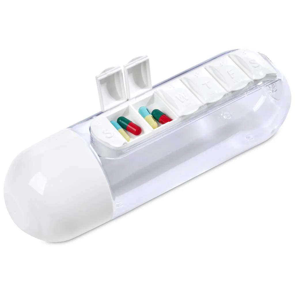 Altitude Vita-Stream Pill Box Plastic Water Bottle - 600ml - Image 16