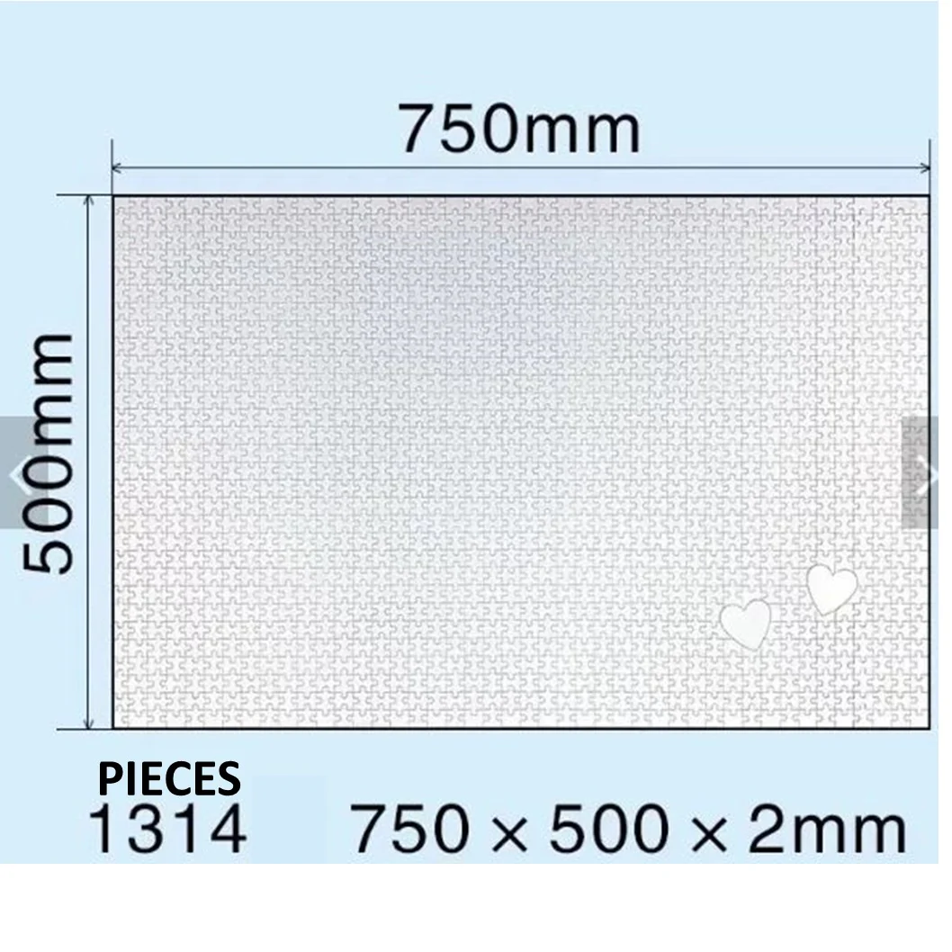 Blank Jigsaw Puzzles for UV Printing (Pack of 10) - Image 3