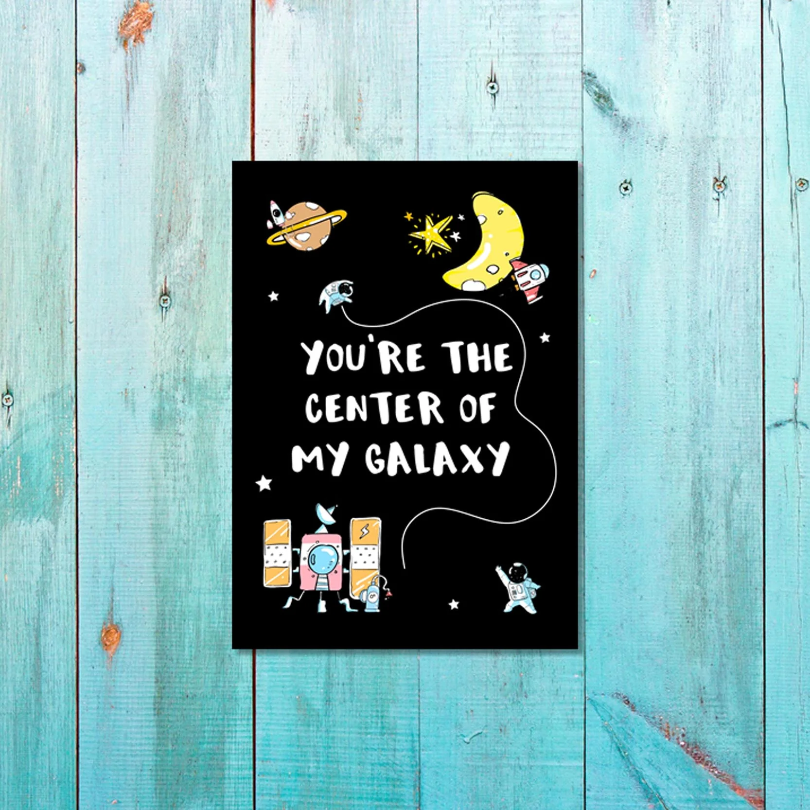 Boys: Set of 1 - You are the center of my Galaxy