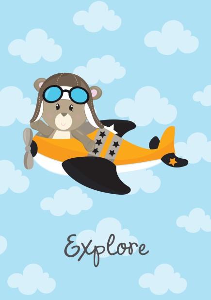 Boys: Set of 3 - Aviator Bear - Image 4
