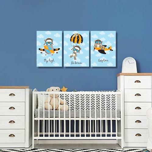 Boys: Set of 3 - Aviator Bear - Image 5