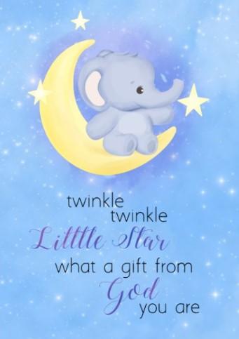 Boys: Set of 3 - Baby elephant on the moon - Image 3