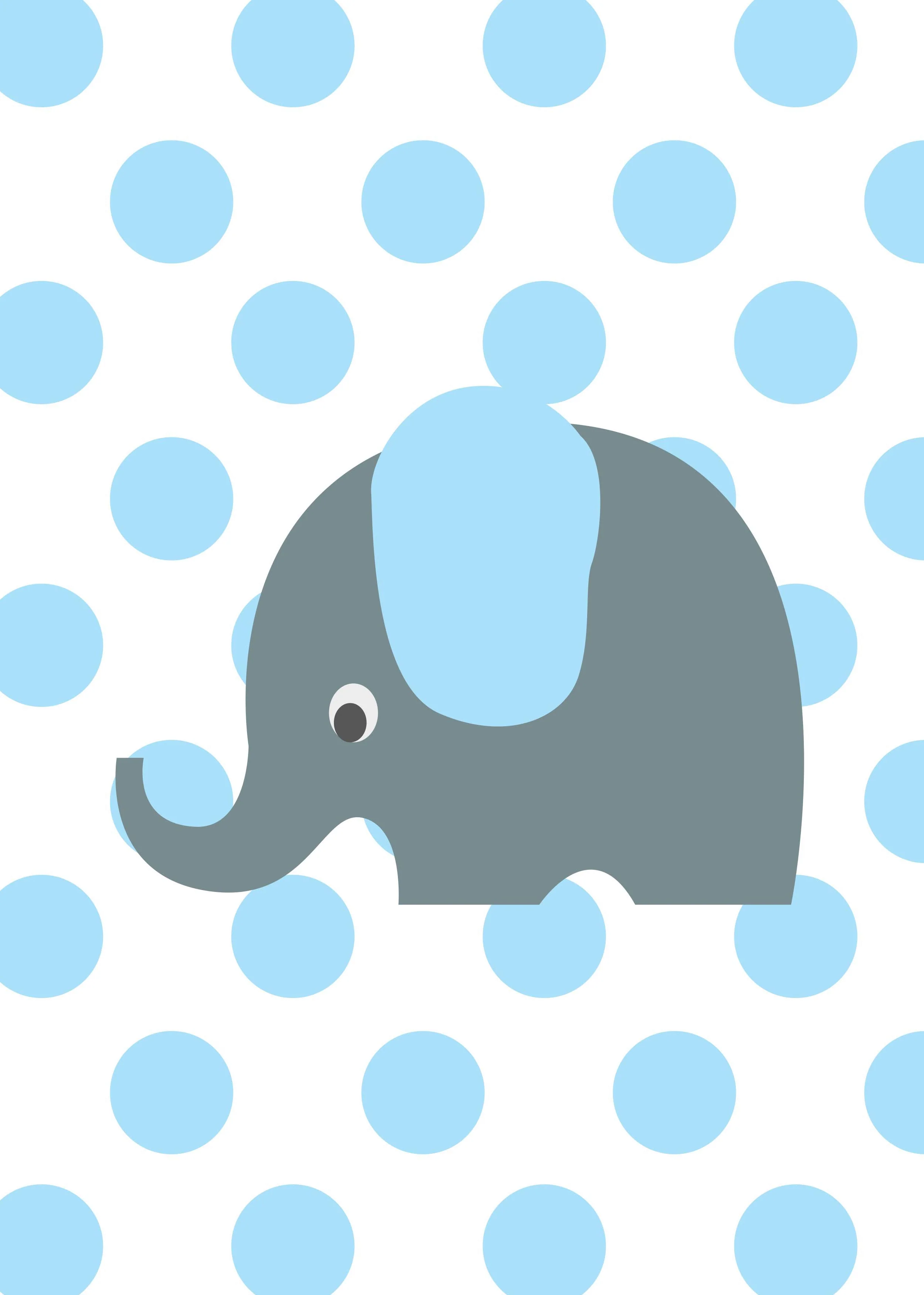 Boys: Set of 3 - Blue Grey elephant - Image 4