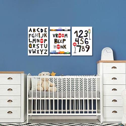 Boys: Set of 3 - Cars Vroom,Beep,Honk - Image 4