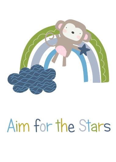 Boys: Set of 3 - Dream Big, Aim for the Stars Little Monkey - Image 4