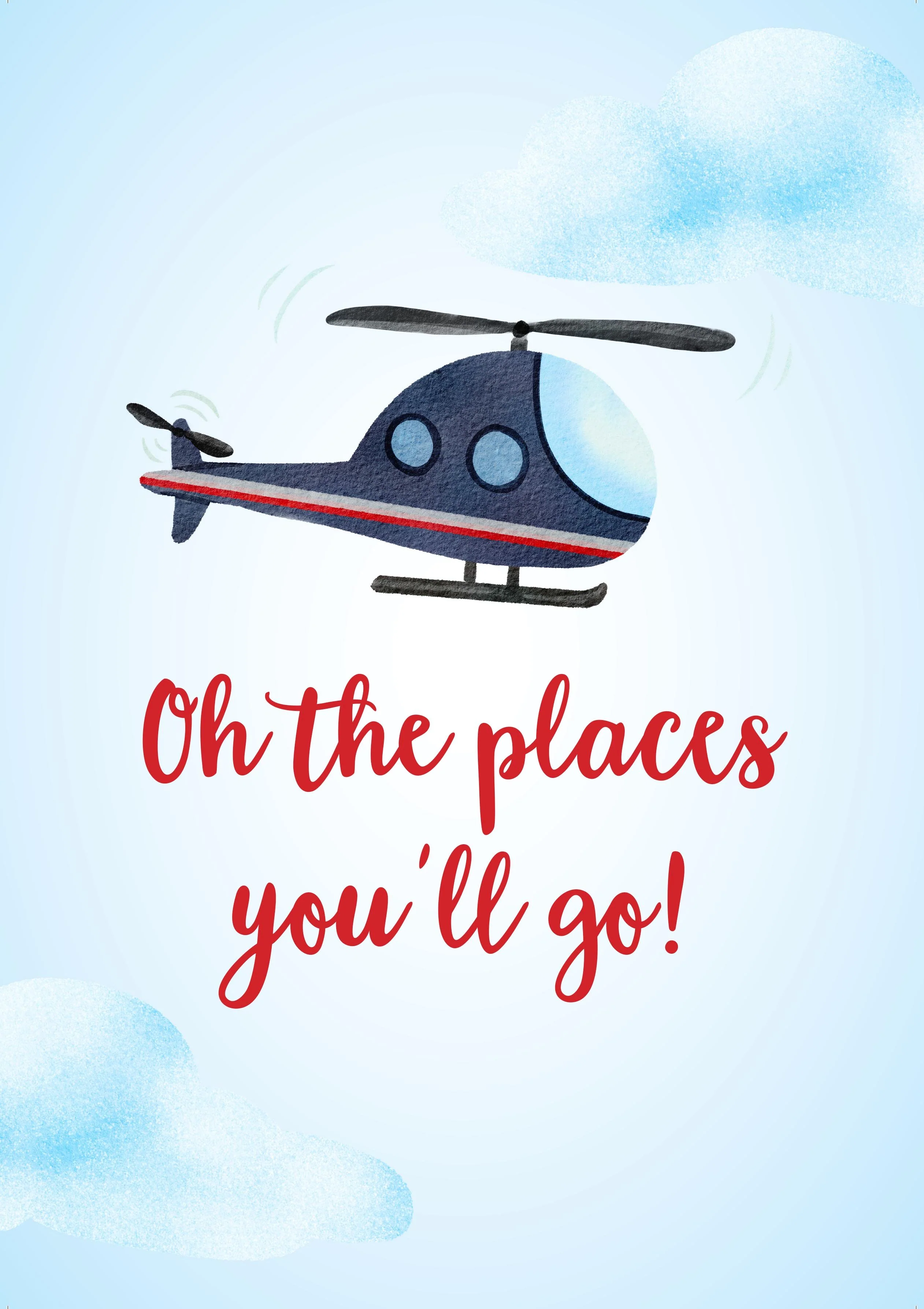 Boys: Set of 3 - Oh the places you'll go - Image 3