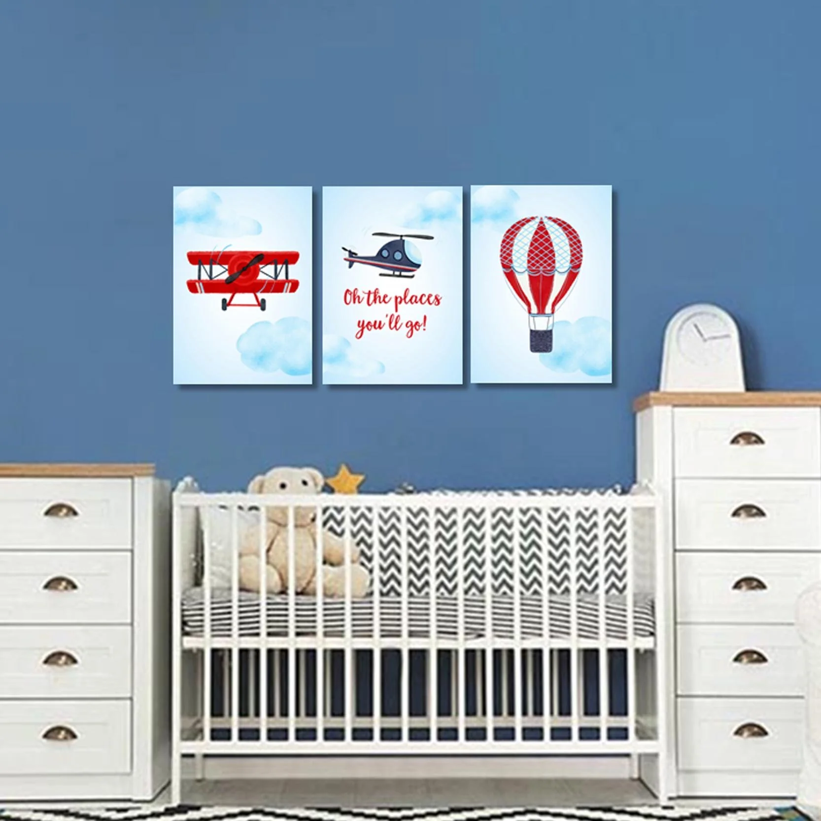 Boys: Set of 3 - Oh the places you'll go - Image 5