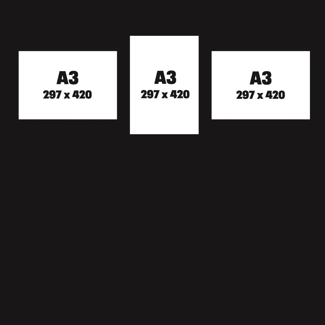 Buy one A3 Canvas, Get two FREE! (Total 3 x A3- double the size of A4!) - Image 3