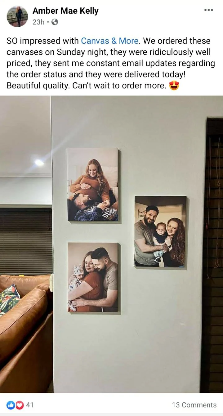 Buy one A3 Canvas, Get two FREE! (Total 3 x A3- double the size of A4!) - Image 7