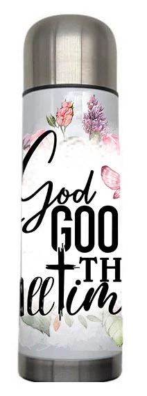 Christian - God is good all the time Design on Tumbler, Can, Flask, or Water bottle - Image 5