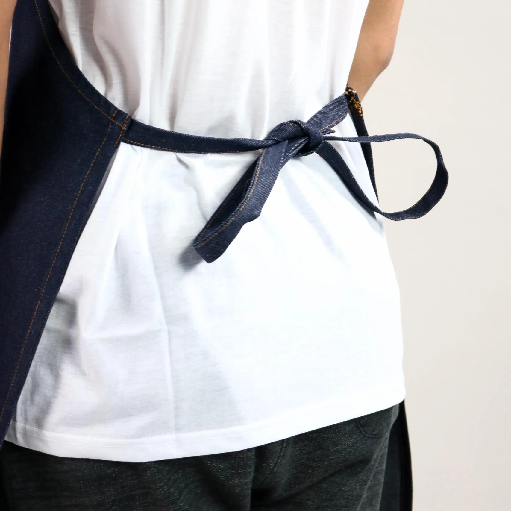 Personalised Apron - Classic Denim with pocket - adjustable fit - Image 5