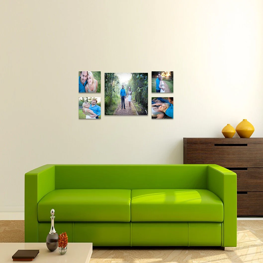5 Piece Square Canvas Print Combo Special