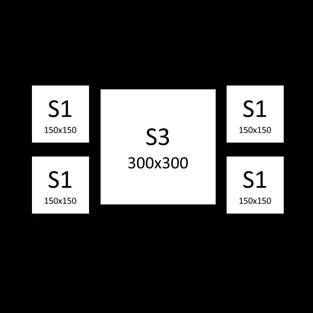 5 Piece Square Canvas Print Combo Special - Image 2