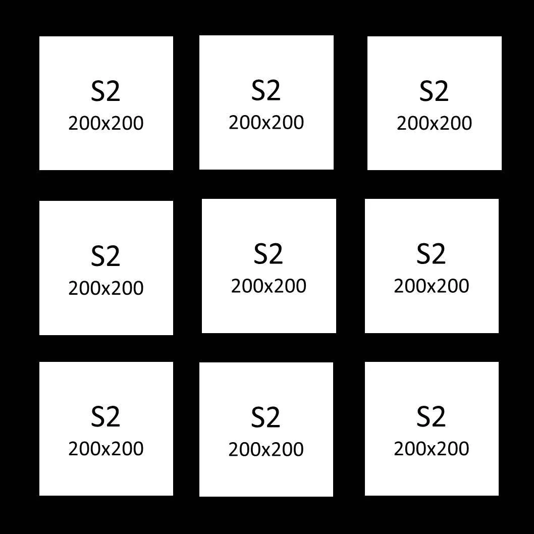 9 Piece Squares Canvas Print Combo Special (200x200mm) - Image 3