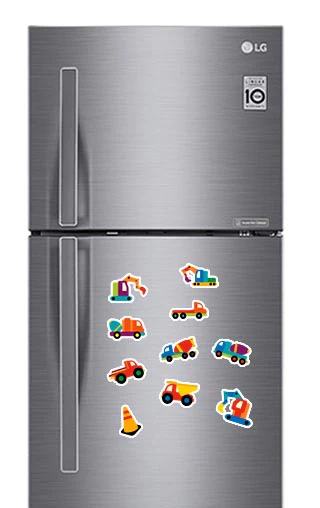 Construction (1) Photo Fridge Magnets - (10 PER PACK) - Image 2
