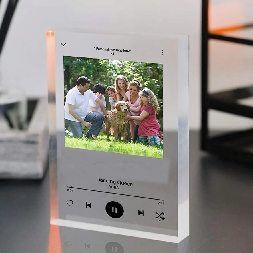 Acrylic Music Plaque - PREMIUM VERSION! (Thick & Freestanding) - Image 2