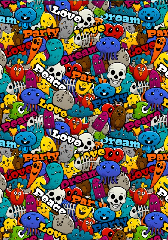 Teen Boys: Set of 1 - Graffiti Art (2) - Image 2