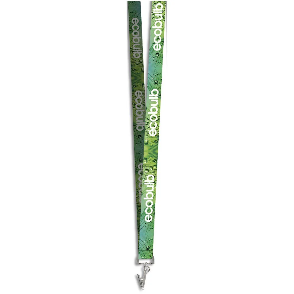 Crocodile Clip Double-Sided Sublimation Satin Lanyard - Image 4