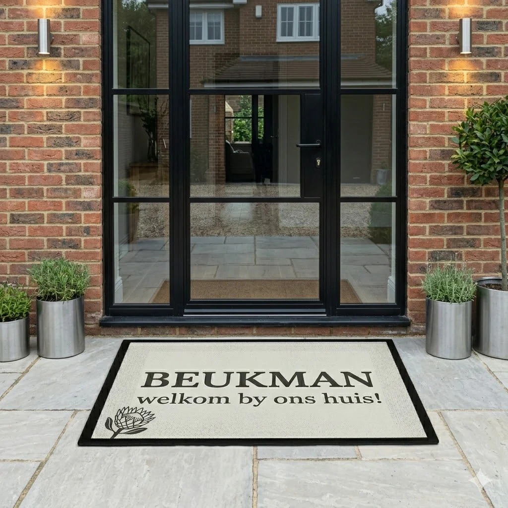 Personalised Doorstep Mat 90x60cm – Custom Outdoor Welcome Mat with Non-Slip Rubber Base - Image 5