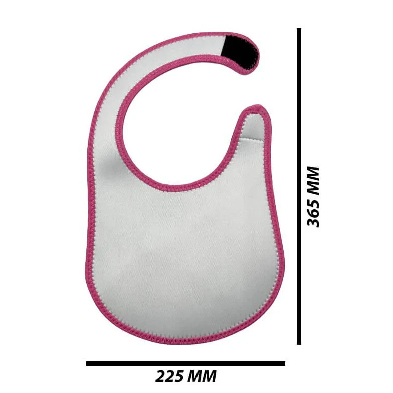 Personalised Neoprene Kids Bib – Pink or Blue - Image 8