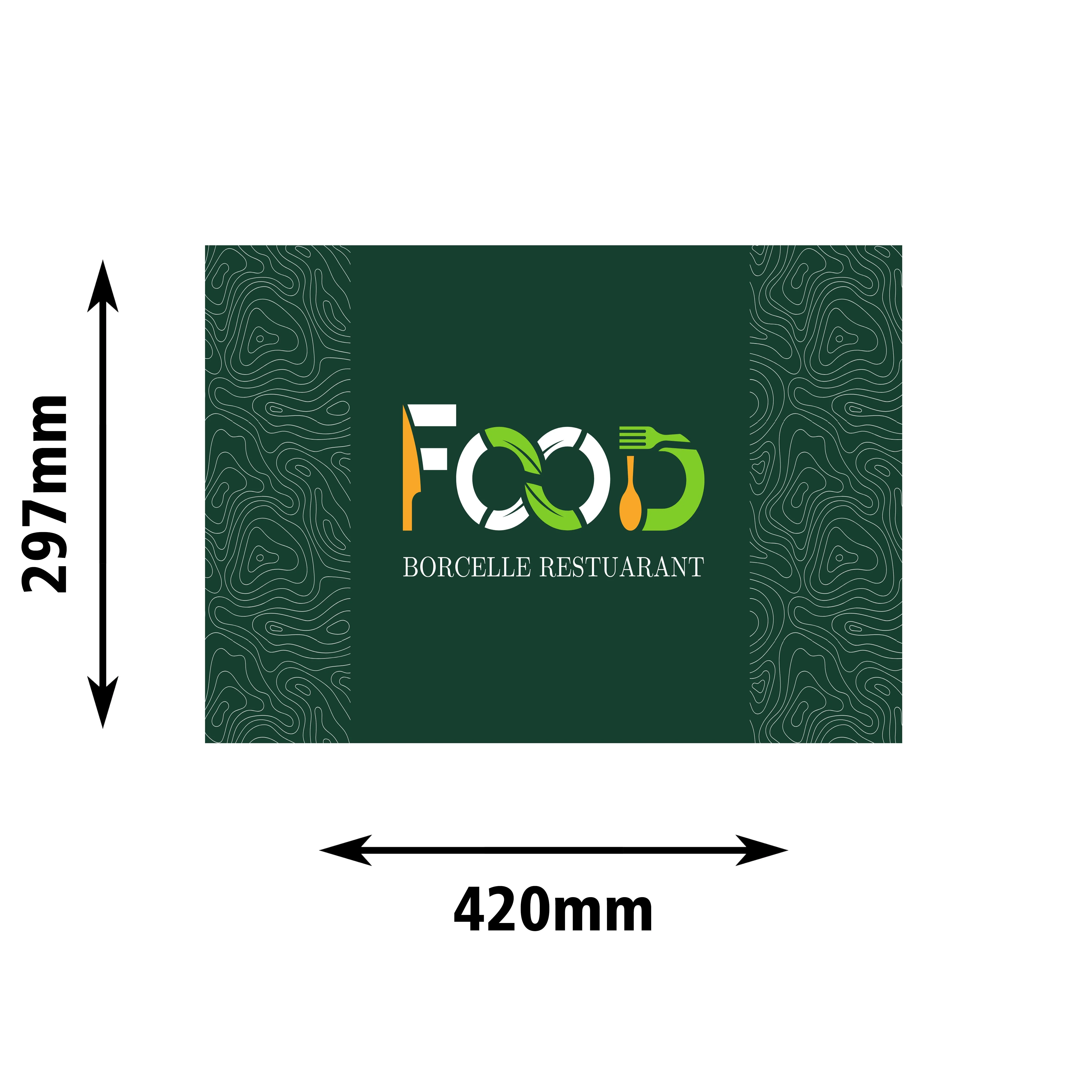 Custom Paper Placemats for Hospitality Industry (A3) - Image 4