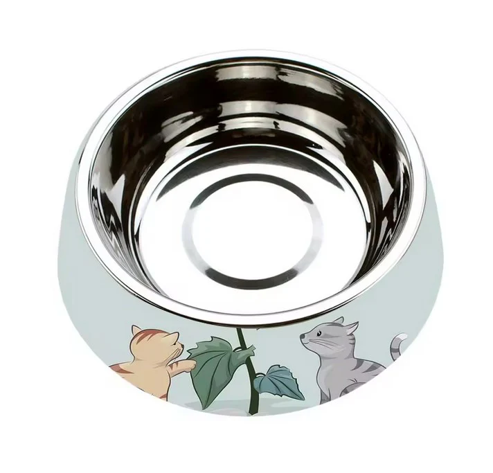 Personalised Pet Dog Bowl with Stainless Steel inner (L) - Image 5