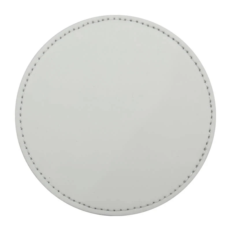 Personalised Premium Round PU Coasters – Custom Printed Photo or Logo (Sets of 4, 6, 8 or 12) - Image 2