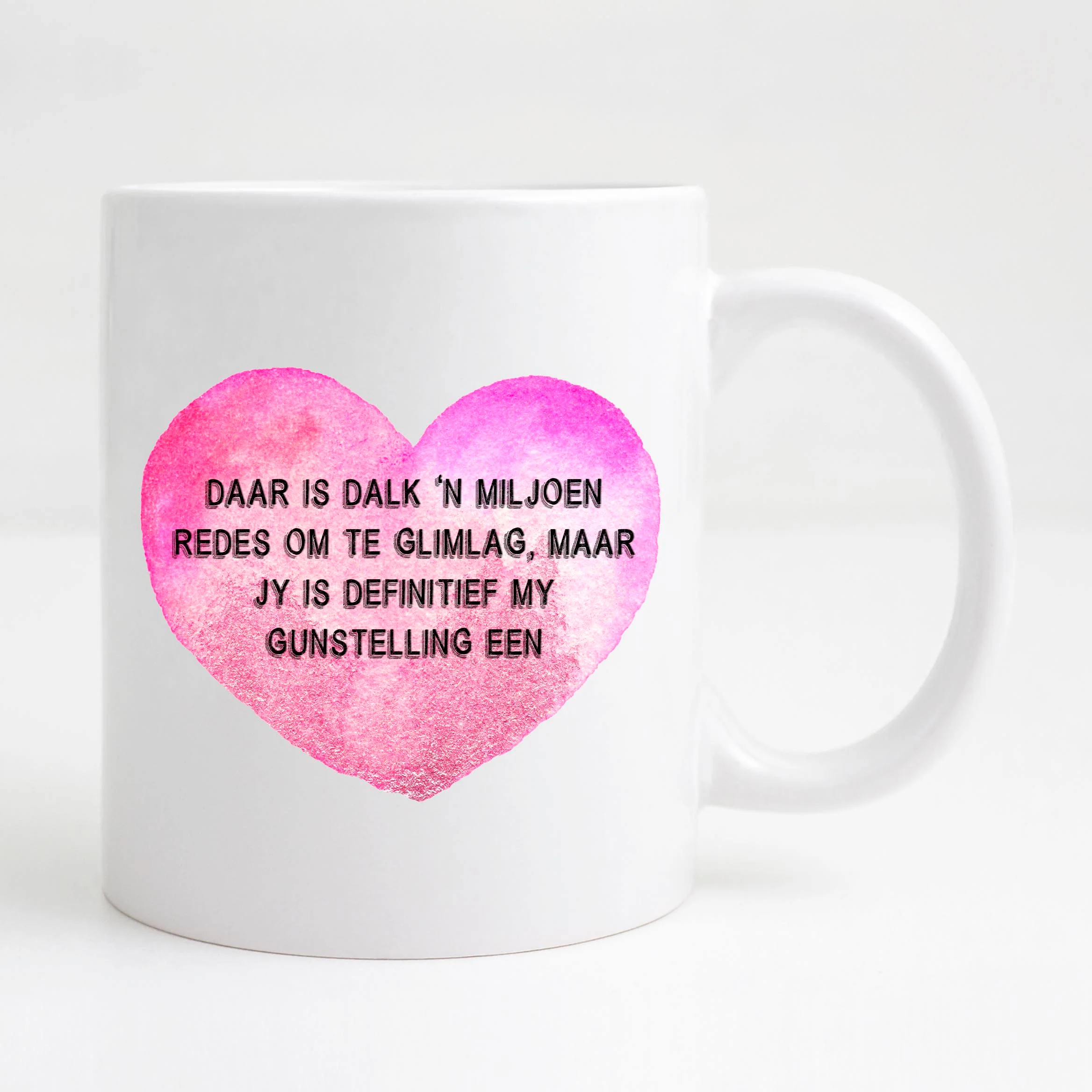 Daar is dalk 'n miljoen redes om te glimlag Mug