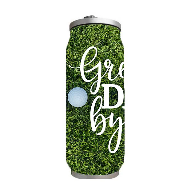Dad - Greatest Dad By Par Design on Tumbler, Can, Flask, or Water bottle - Image 3