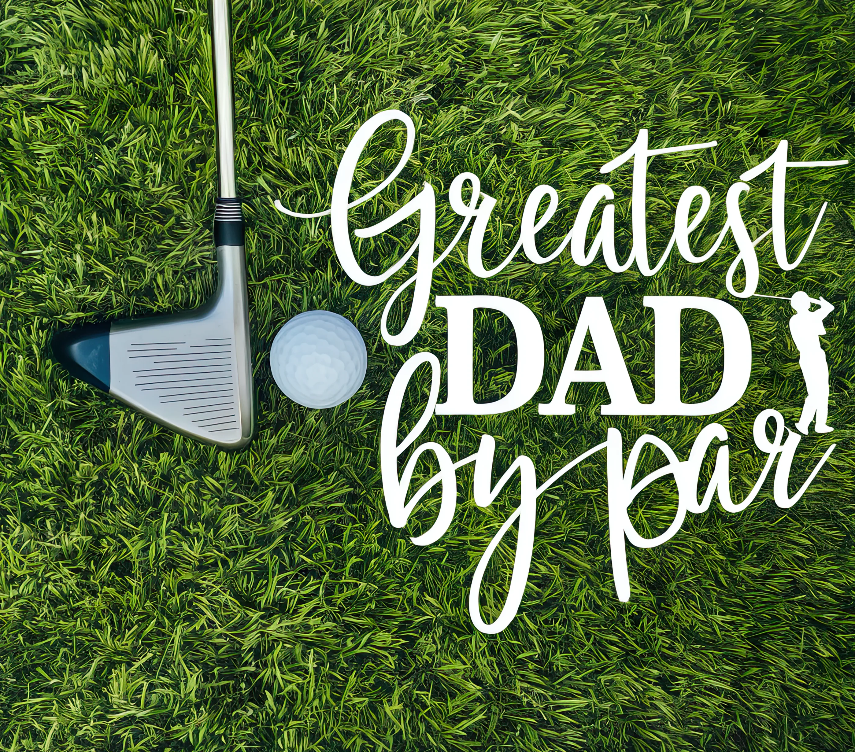 Dad - Greatest Dad By Par Design on Tumbler, Can, Flask, or Water bottle - Image 7